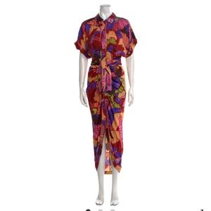 Le Superbe Floral Multicolor Maxi Dress